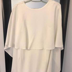LuLu’s Flowy white midi dress